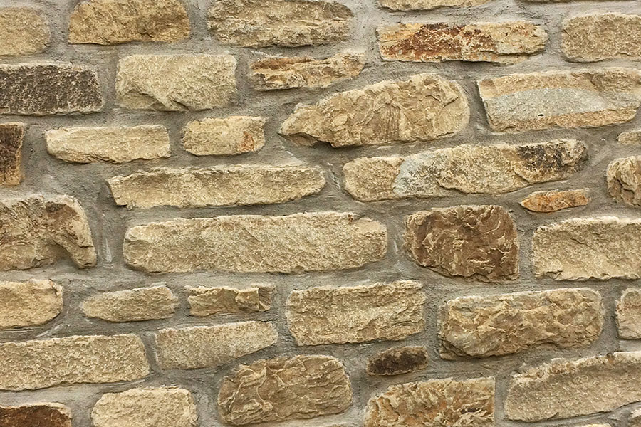 Stone Natural Stone Golden Canadian Peterborough Fence Tumbled Ledge